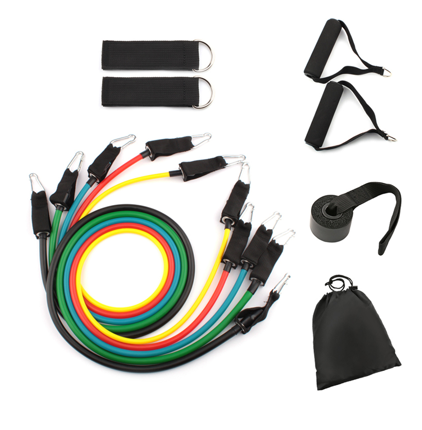 11pcs/set Resistance Bands Yoga Pull Rope